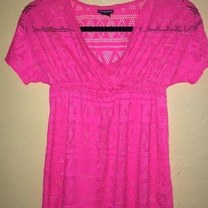 HOT PINK BEACH TOP!! 🏝